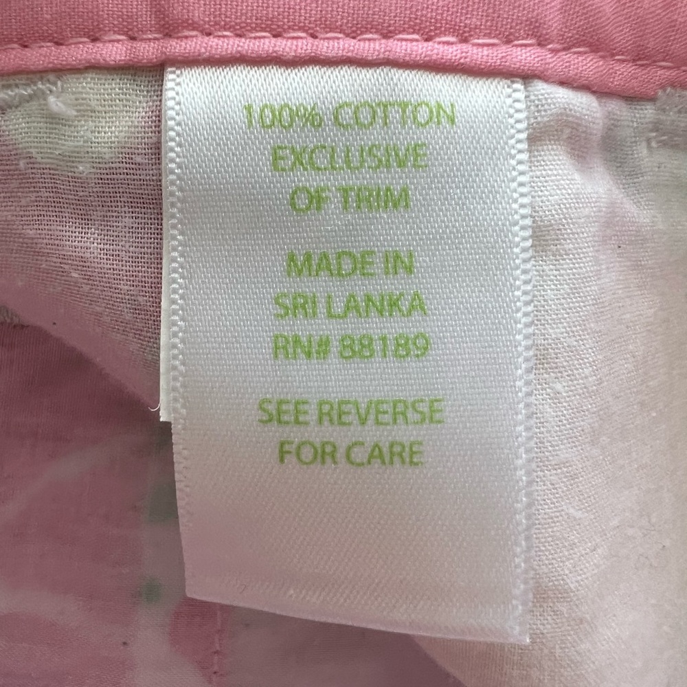 Lilly Pulitzer Floral Print Cotton Shorts in Pink, Green, Yellow, Red, Blue - Picture 6 of 9